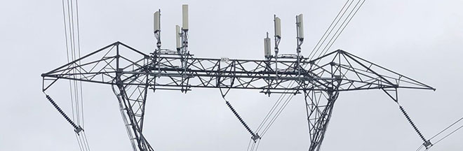 Equipment on a transmission wireless attachment.