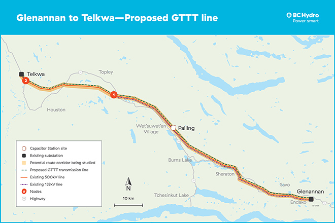 Glenannan to Terrace Transmission Project