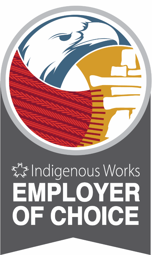 The Indigenous Works' Employer of Choice badge