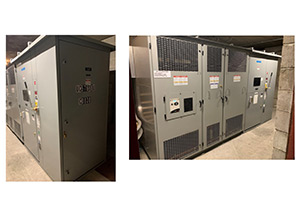 The same vault with replaced equipment